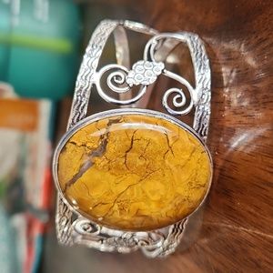 African Moss Cuff Bracelet